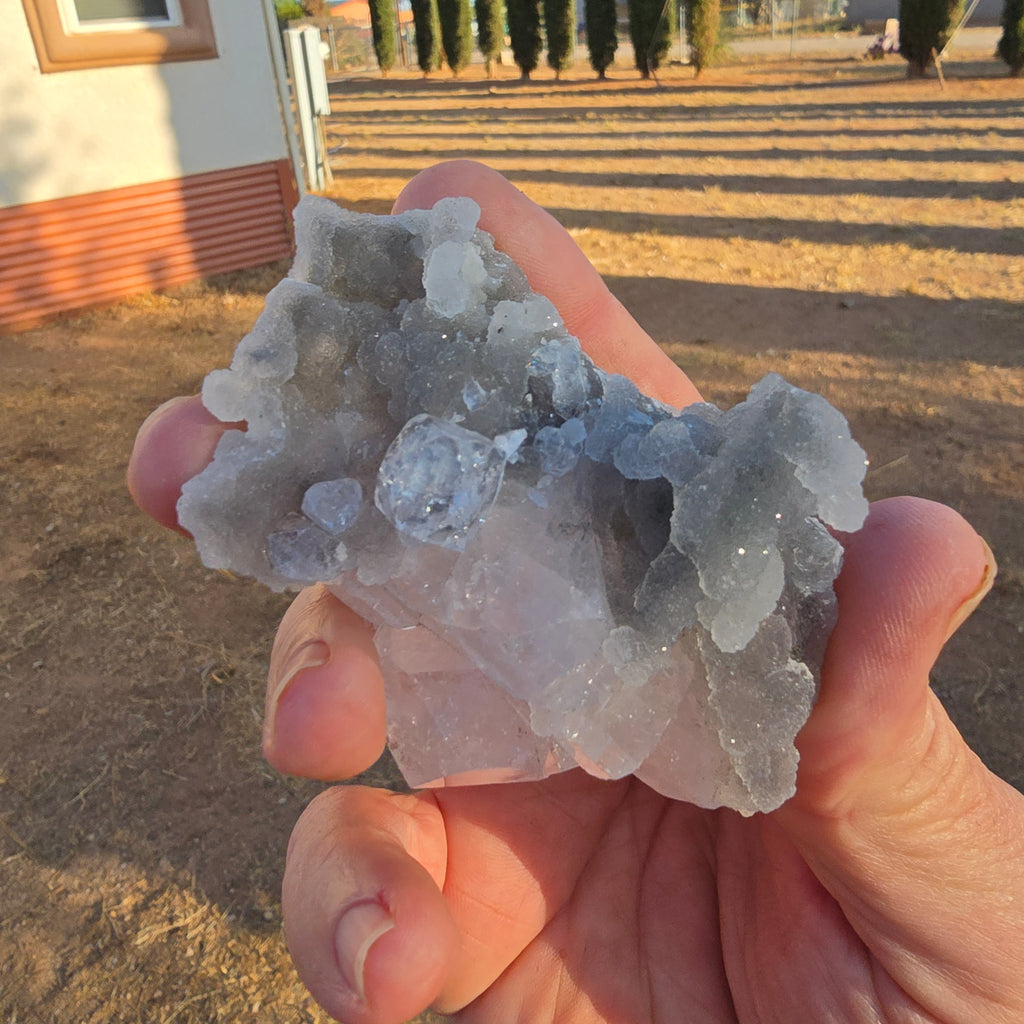 Mineral Specimens | Green Chalcedony W Apophylite