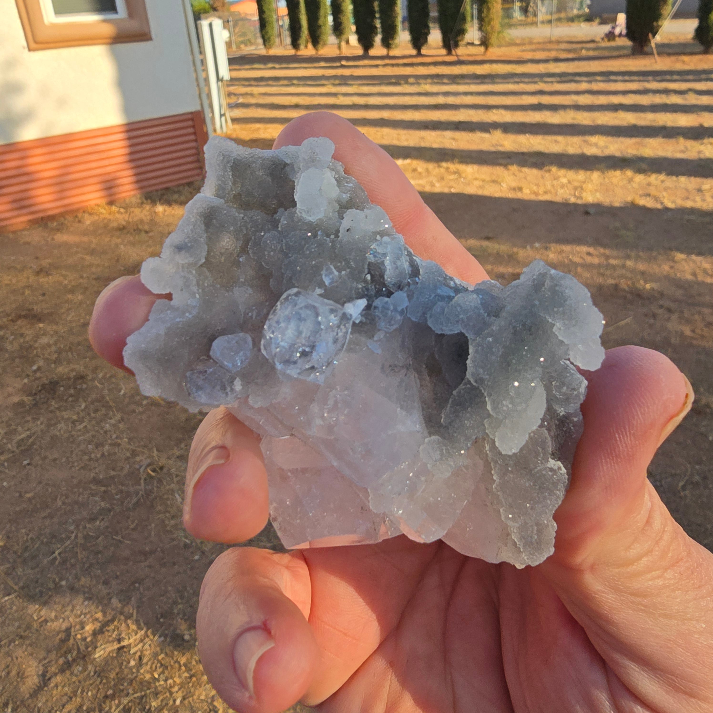 Mineral Specimens | Green Chalcedony W Apophylite