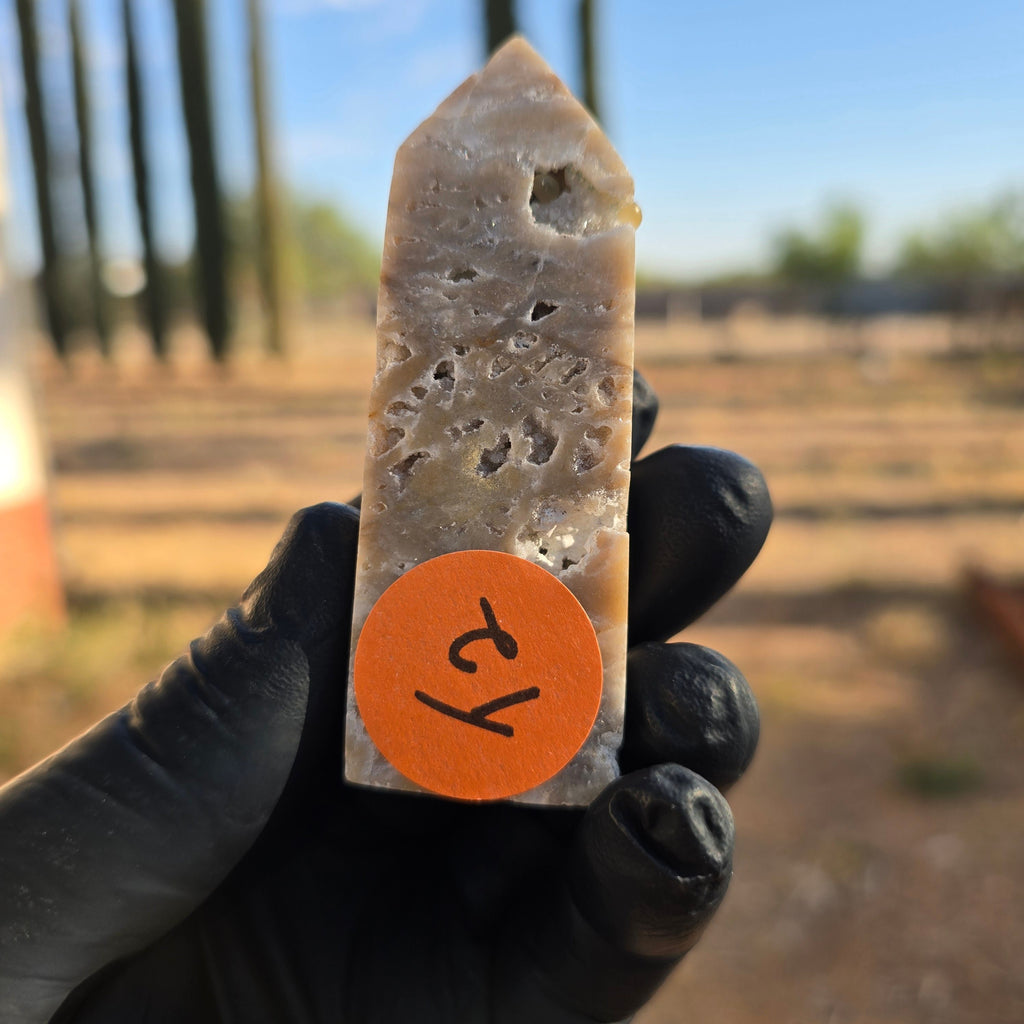 Towers | Mexican Crazy Lace Agate