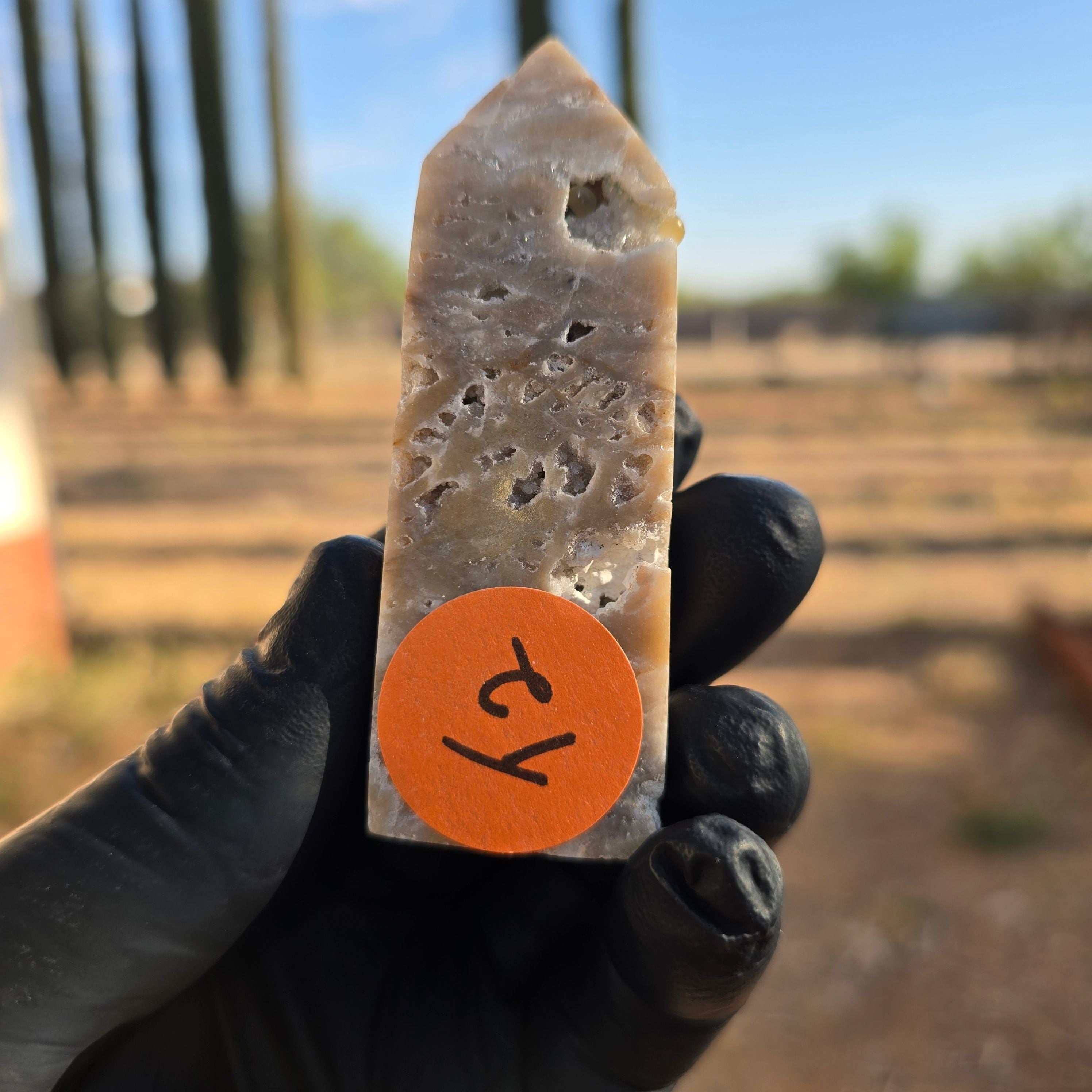 Towers | Mexican Crazy Lace Agate