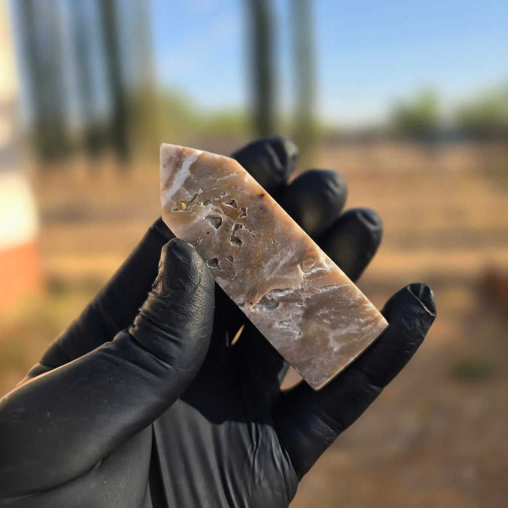 Towers | Mexican Crazy Lace Agate