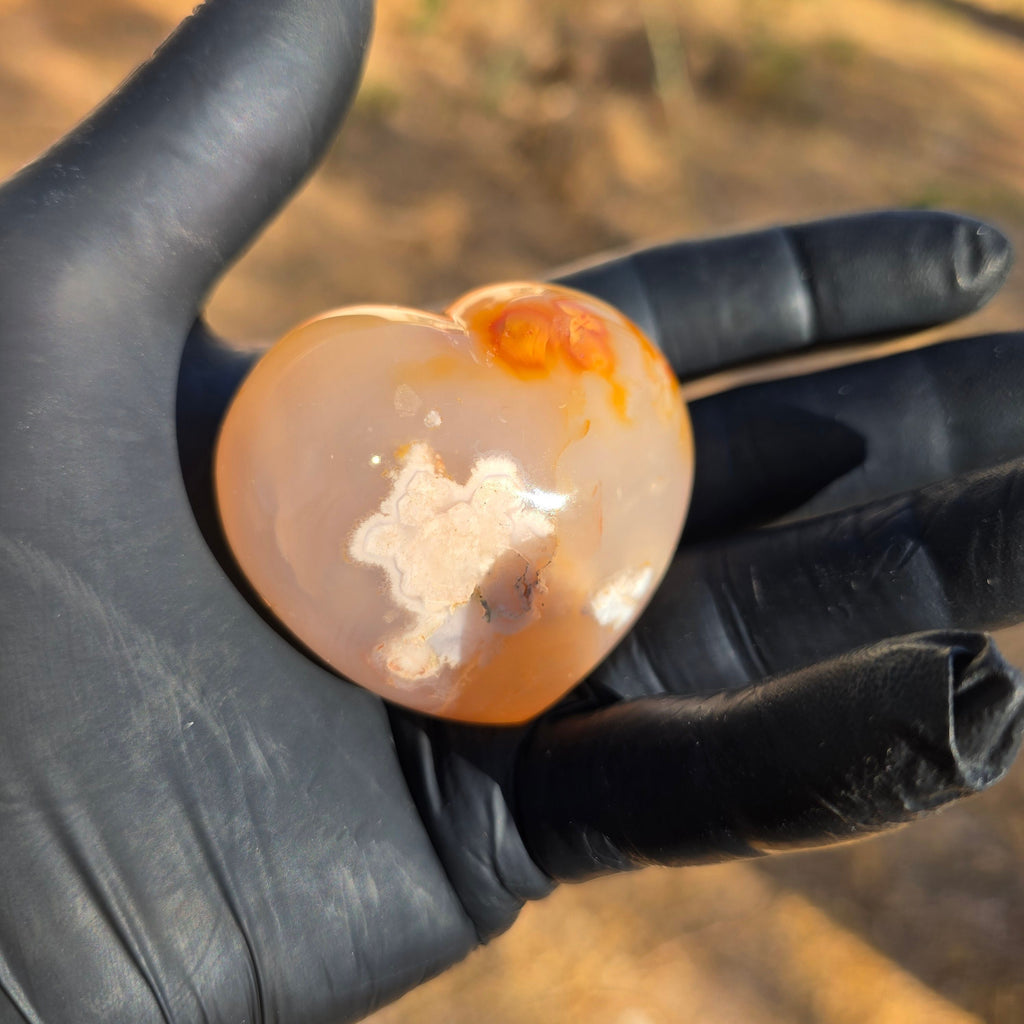 Hearts | Flower Agate