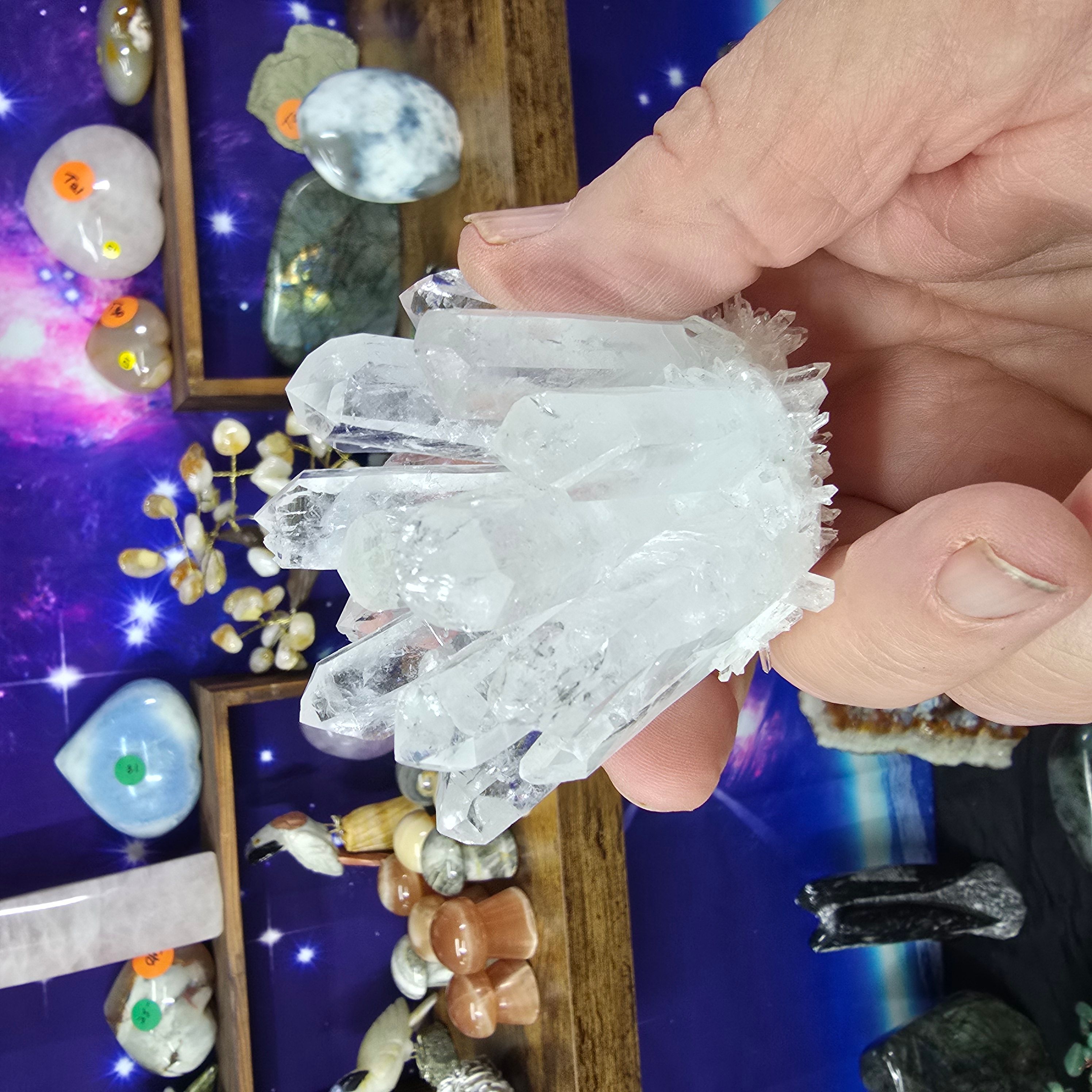 Minerals | Quartz | Man Made Quartz Cluster was 45