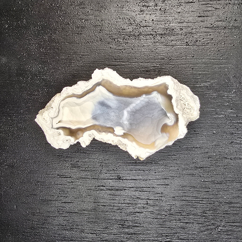 Minerals | Coral Geode Pair Fluorescent