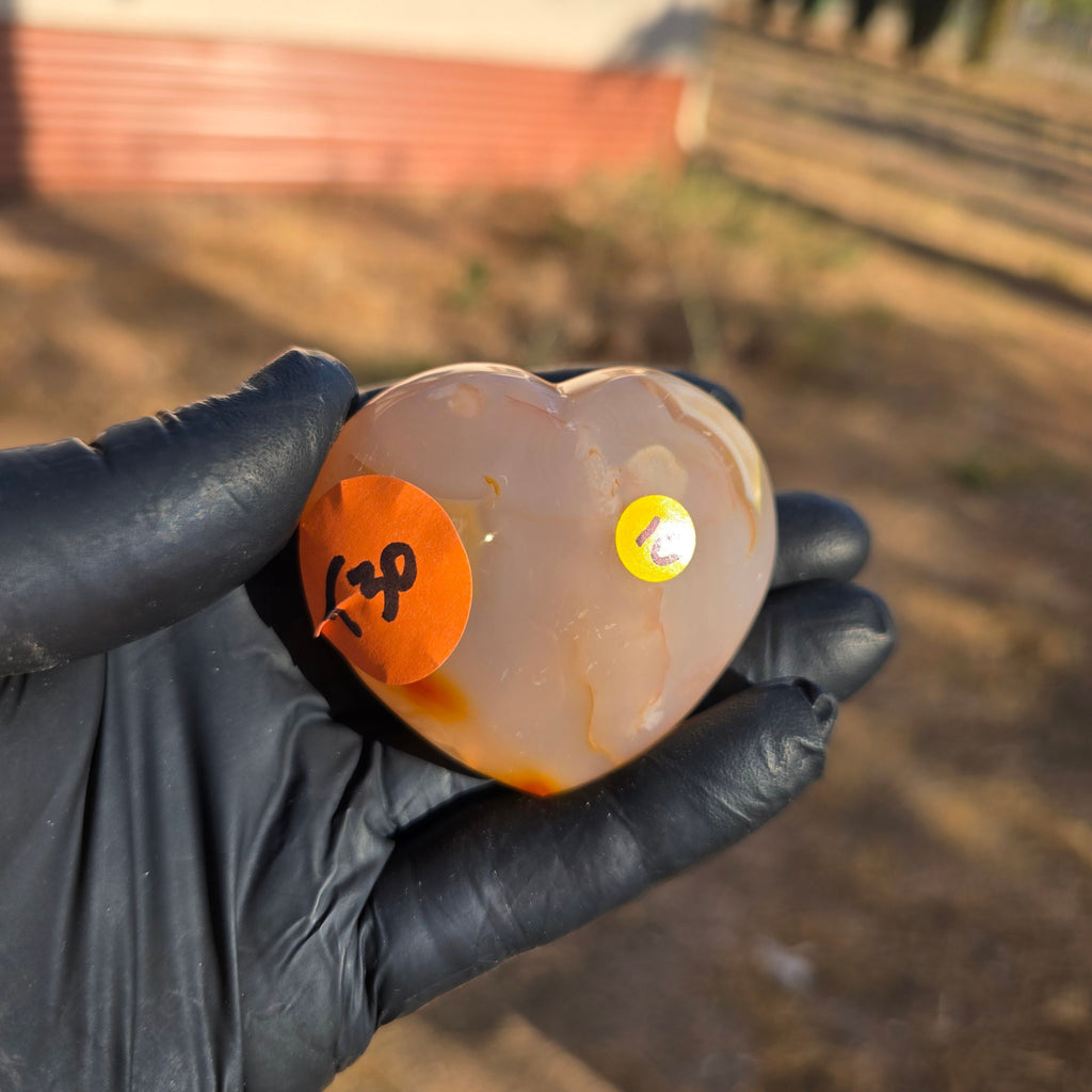 Hearts | Flower Agate