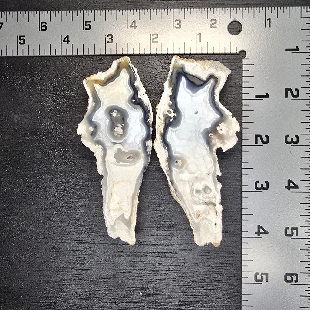 Minerals | Coral Geode Pair Fluorescent