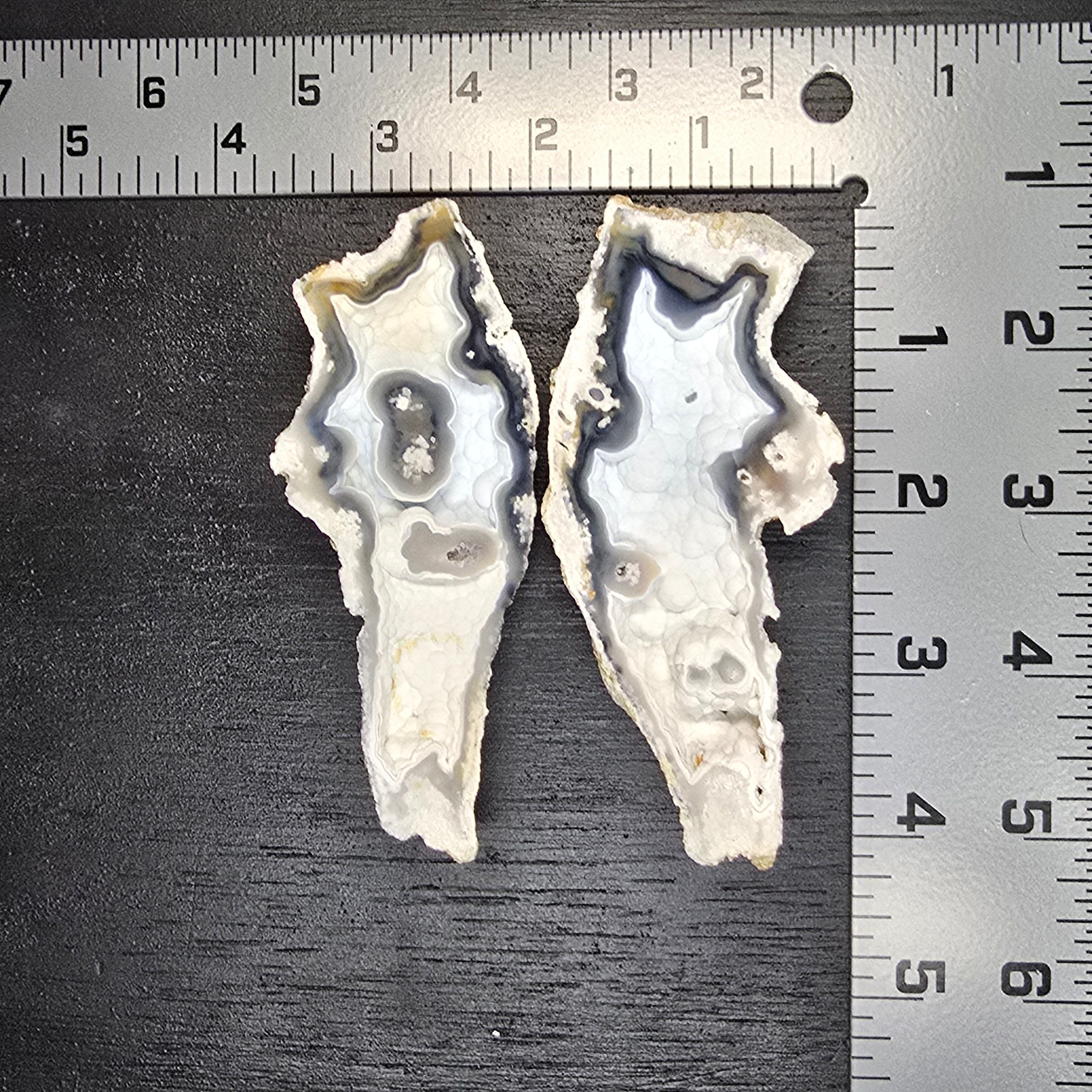 Minerals | Coral Geode Pair Fluorescent