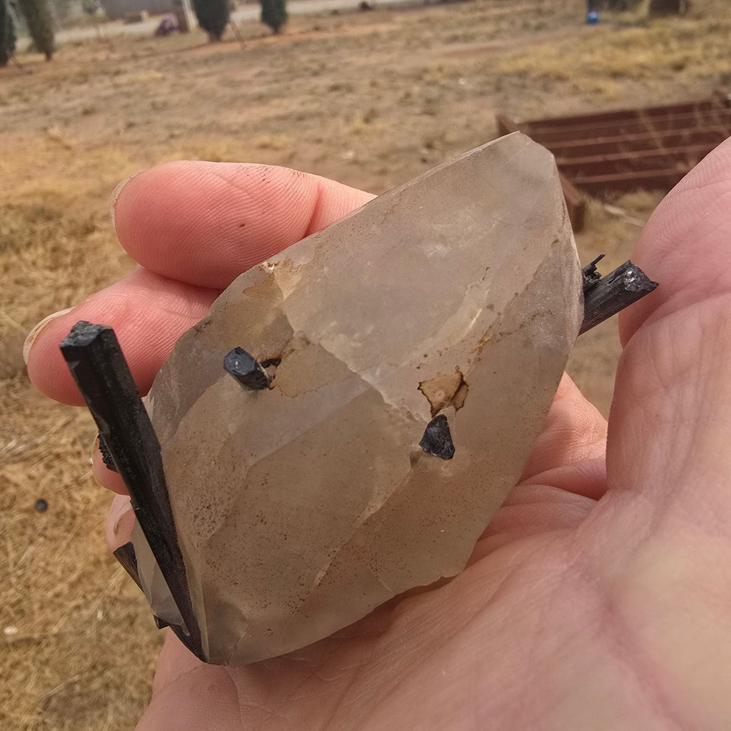 Minerals | Quartz w Tourmaline
