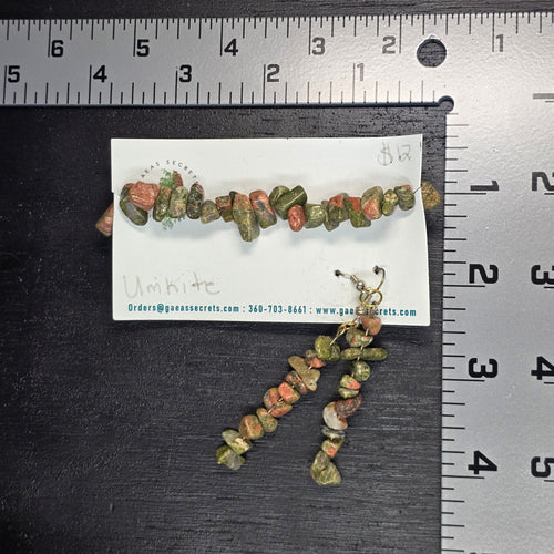 Bracelets | Unakite Bracelet and earrings