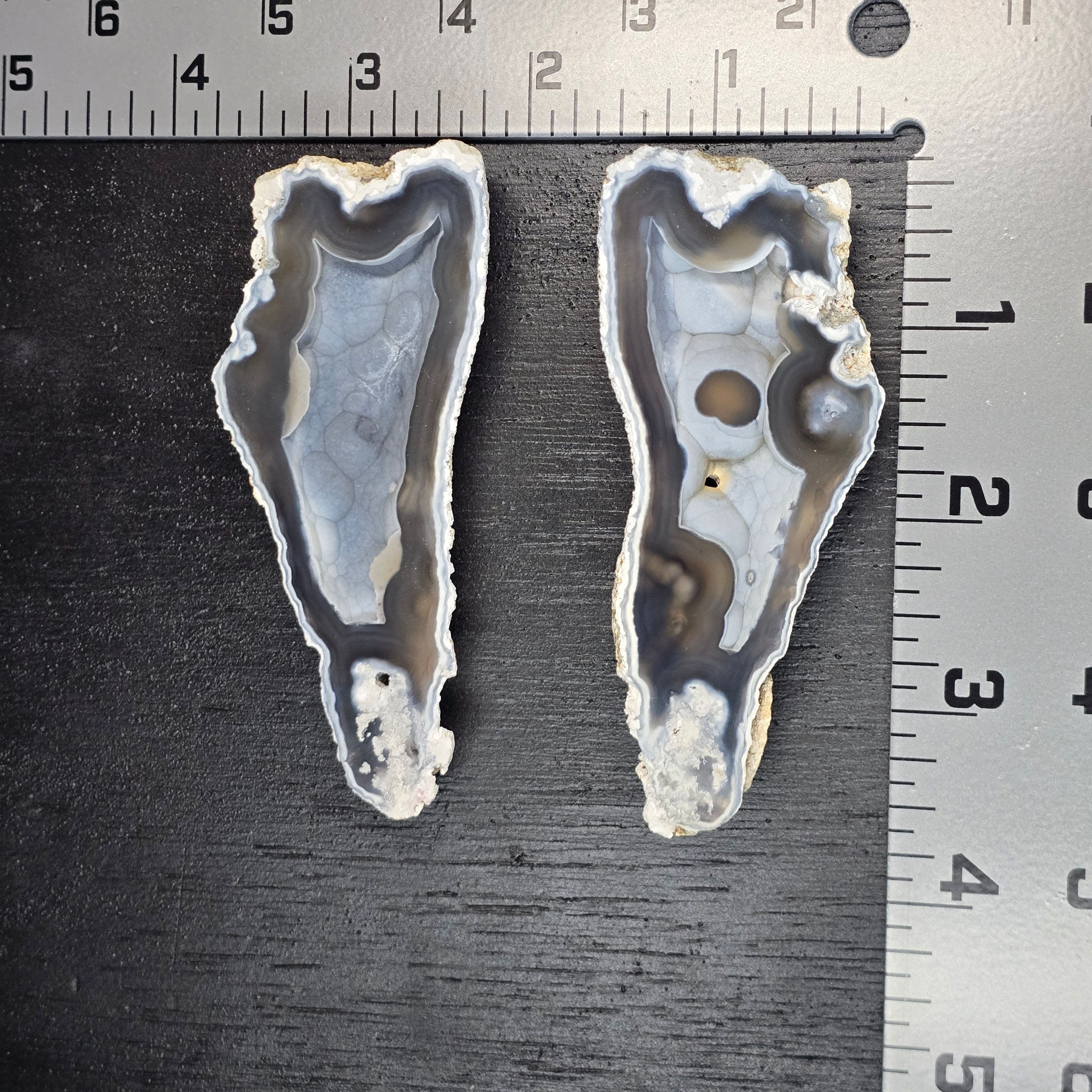 Minerals | Coral Geode Pair Fluorescent