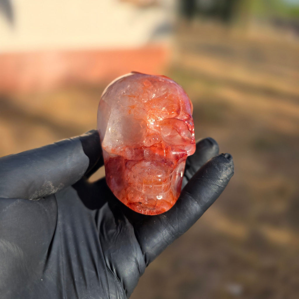 Skulls | Hematoid Quartz Skull