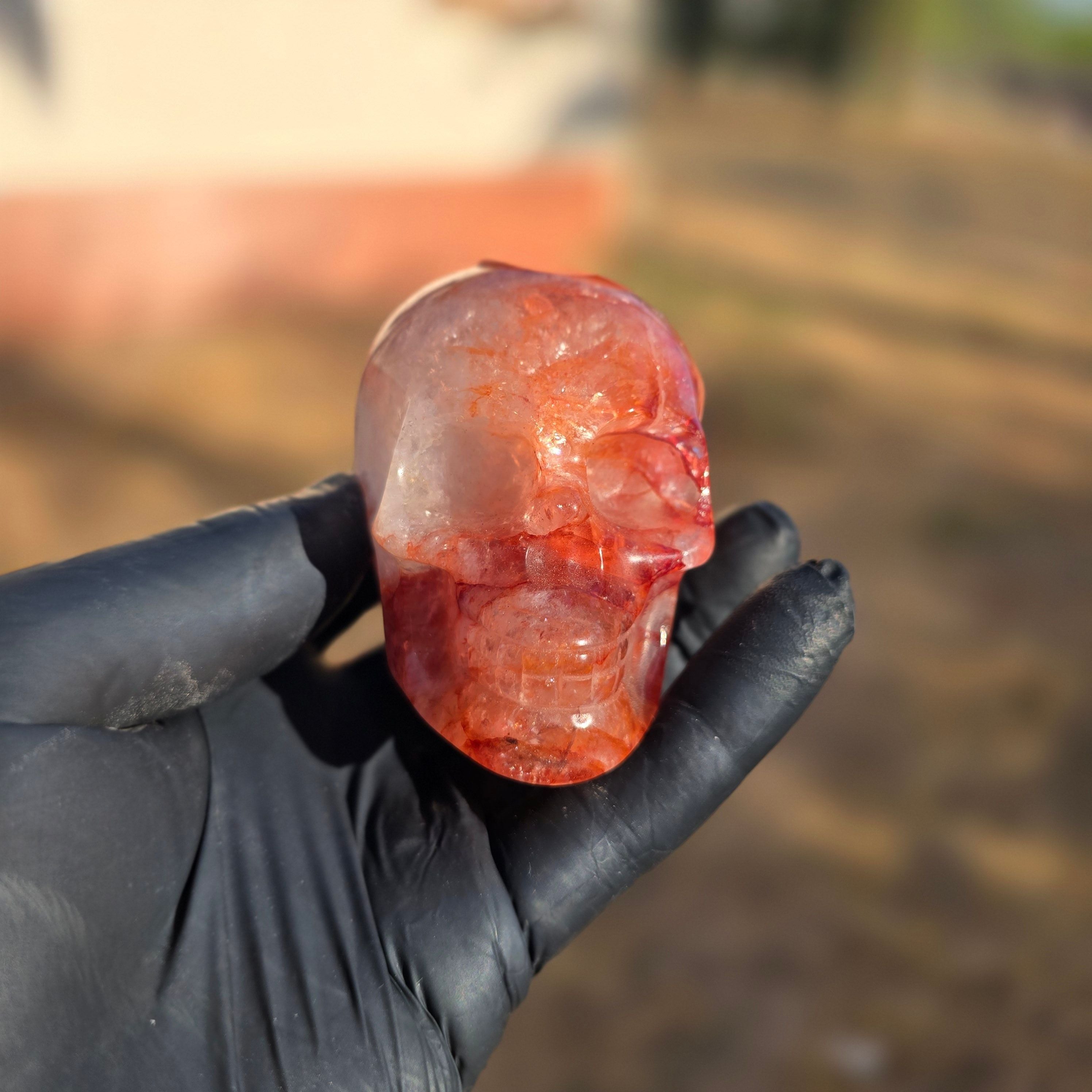 Skulls | Hematoid Quartz Skull