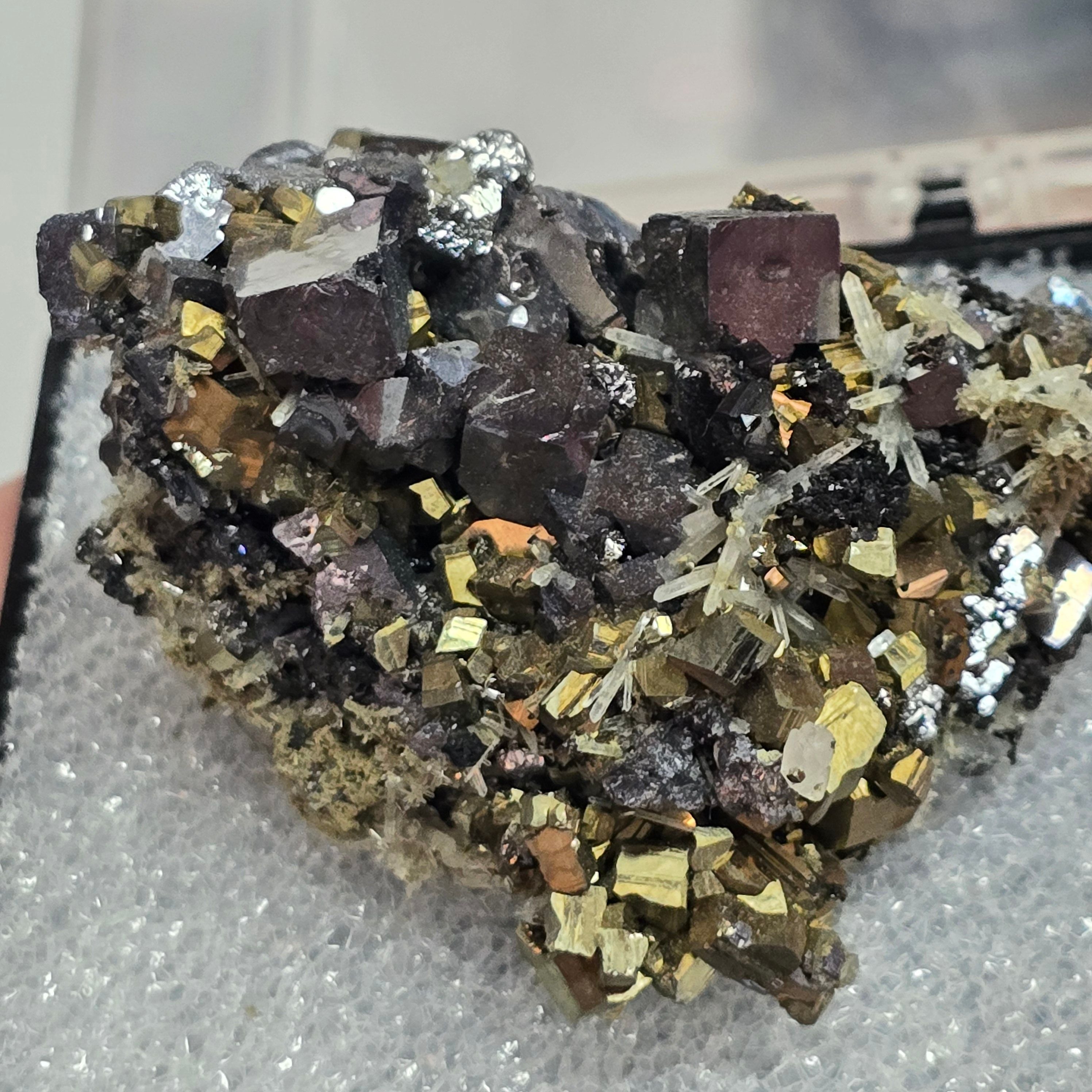 Minerals | Galena, Pyrite, and Quartz.