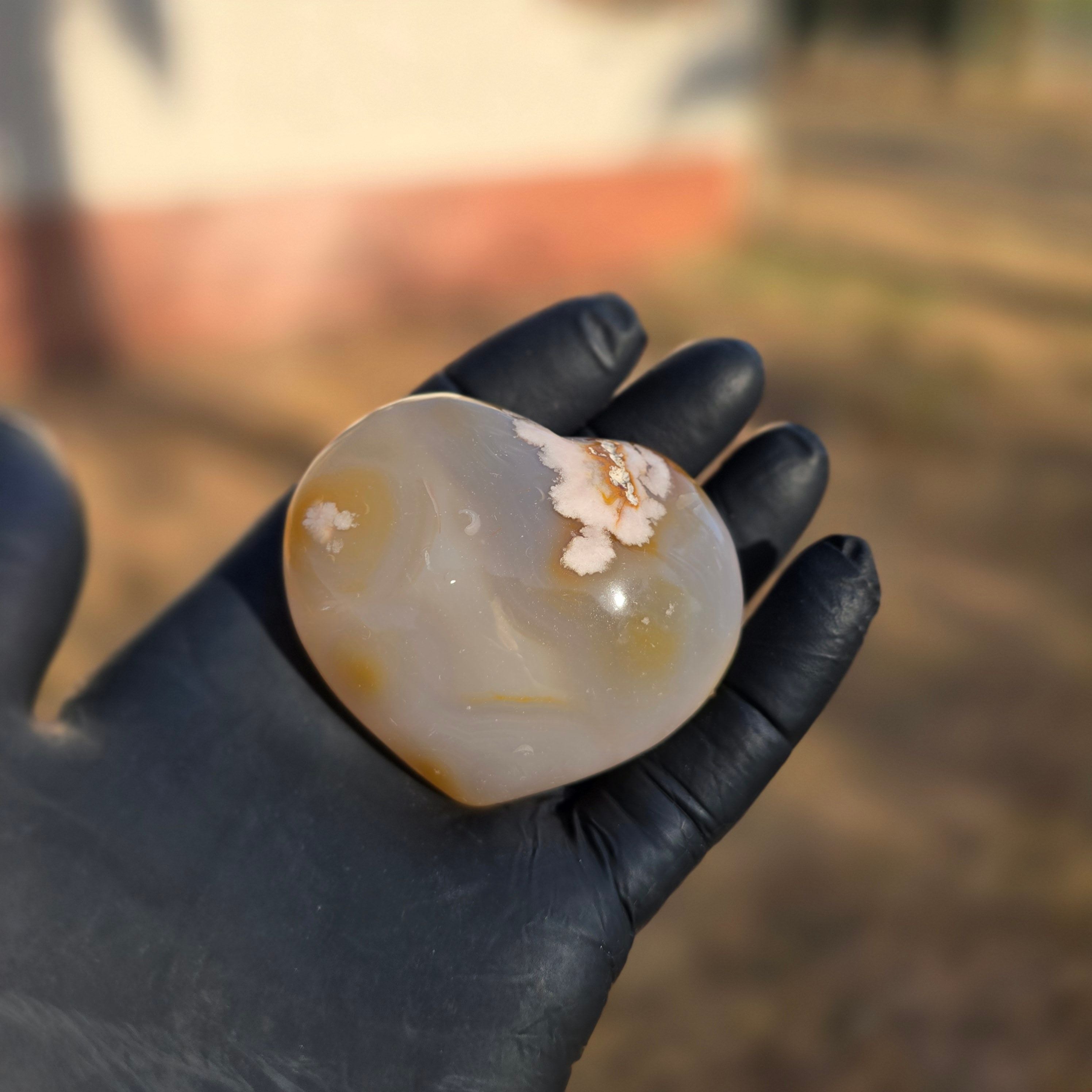 Hearts | Flower Agate
