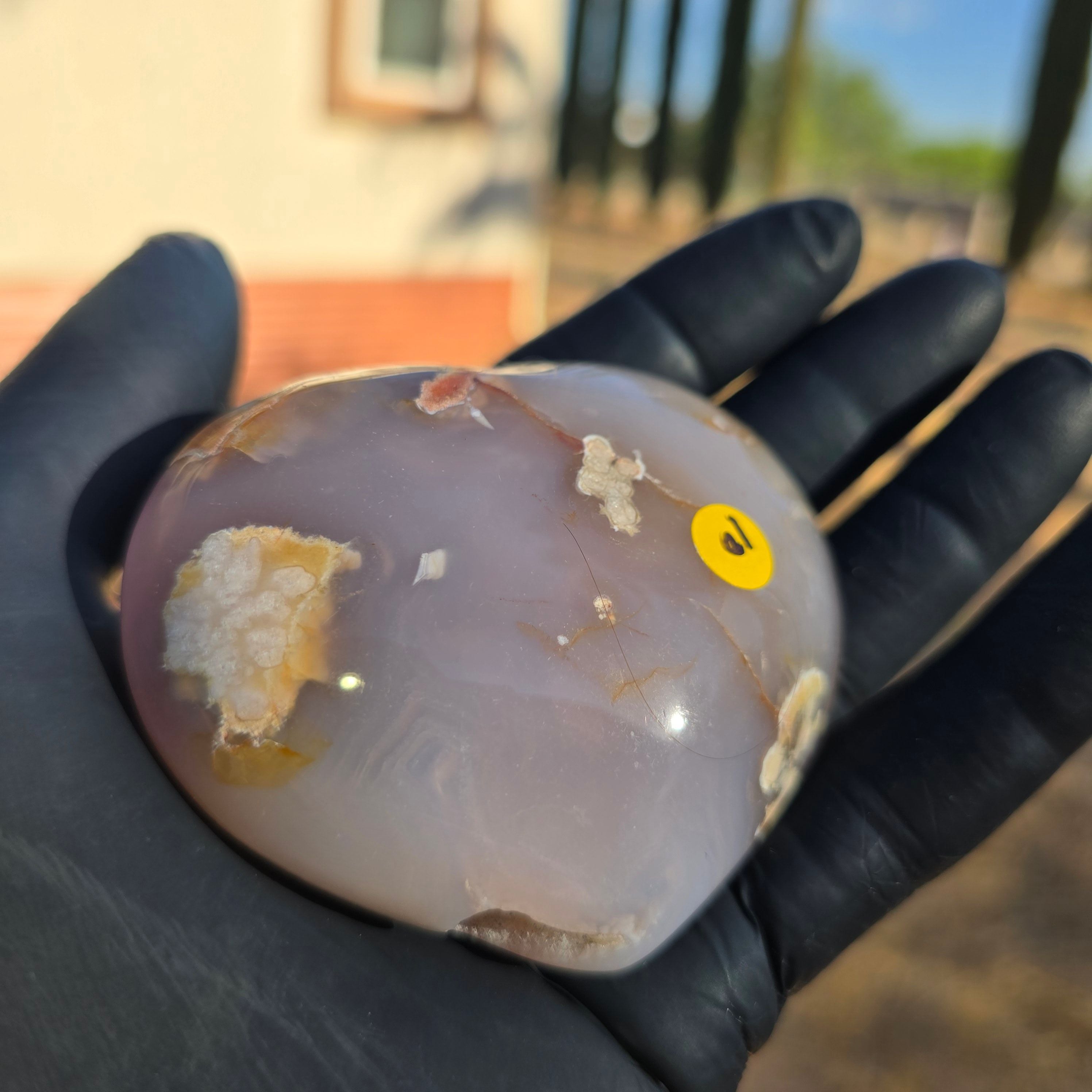 Hearts | Flower Agate Heart